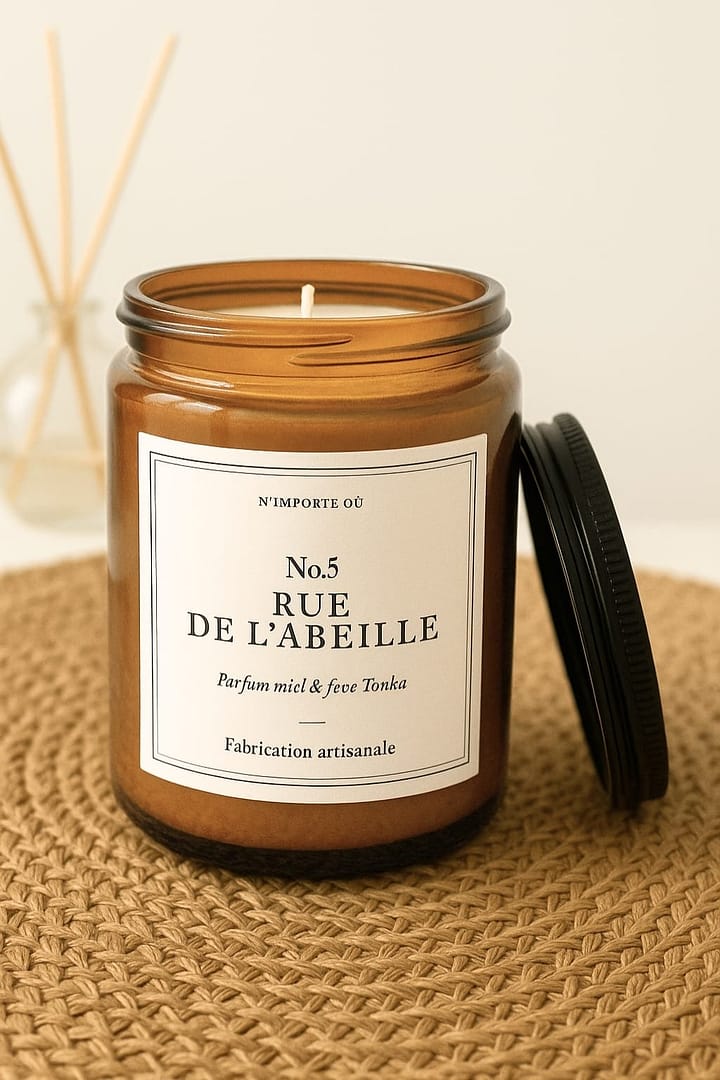 bougie Miel et tonka collection signature
