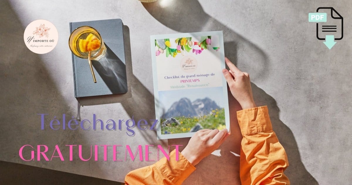 Checklist du grand ménage de PRINTEMPS Méthode Renaissance image2 Checklist du grand ménage de PRINTEMPS Méthode Renaissance image2