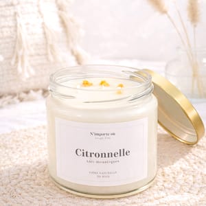 bougie citronnelle parfum frais cire vegetale collection boheme