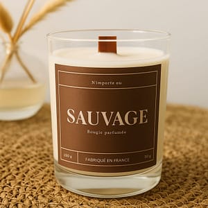 Bougie masculine sauvage