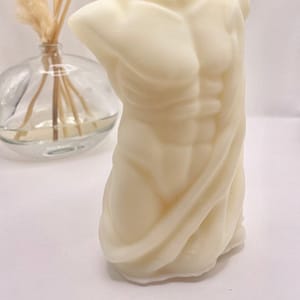 Bougie Sculpturale «Lueur Masculine » Parfum Fruit de la passion