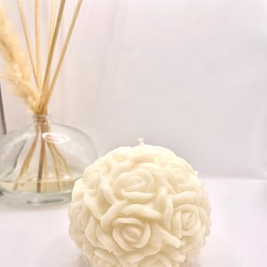 Bougie «La délicate » Parfum Rose Éternelle