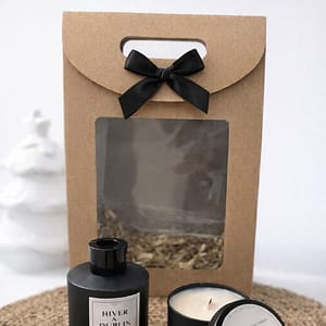 Coffret cadeau Masculin diffuseur et bougie Hiver à Dublin
