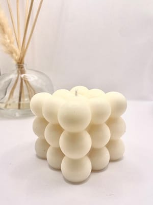 bougie originale fleur de coton