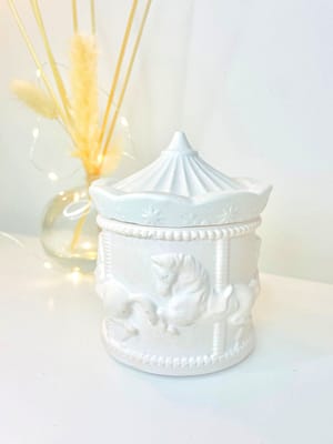 bougie parfumée carrousel artisanale