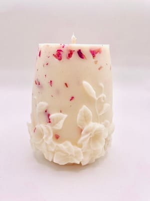 bougie parfumée Rose -ETERNELLE -