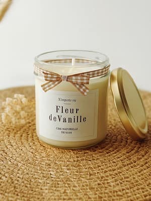 Bougie Parfumée bohème fleur de vanille