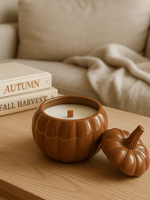bougie parfumée Automne senteur marron chaud