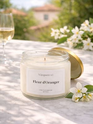 bougie parfumee fleur oranger collection boheme cire vegetale parfum de grasse