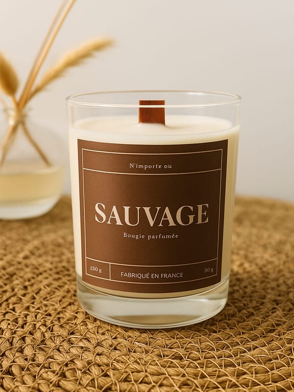 Bougie masculine sauvage