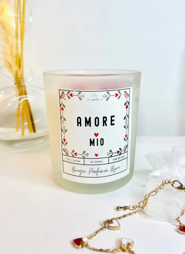 Bougie parfumée bijou Amore mio