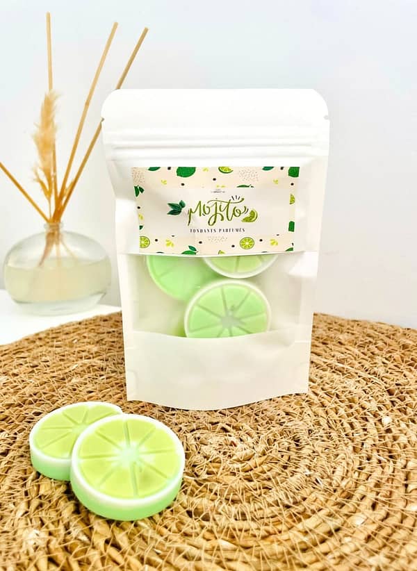 Fondants parfumés mojito citron vert & menthe. Désodorisant naturel,