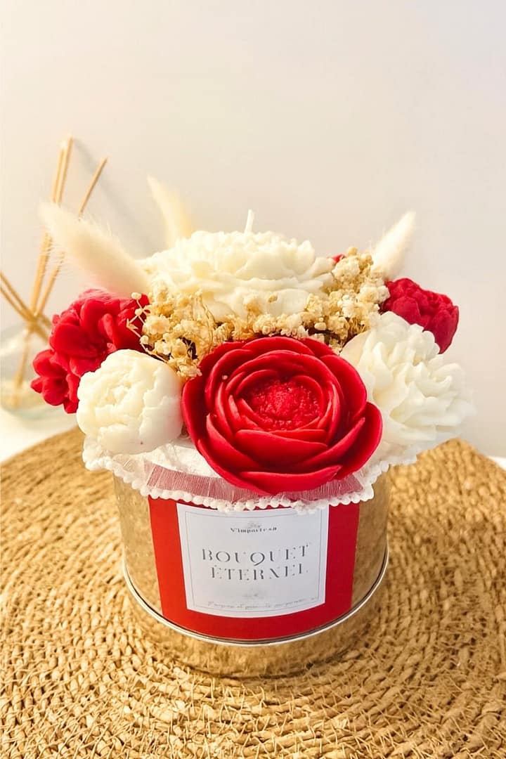 bouquet eternel celebration Rose et jasmin