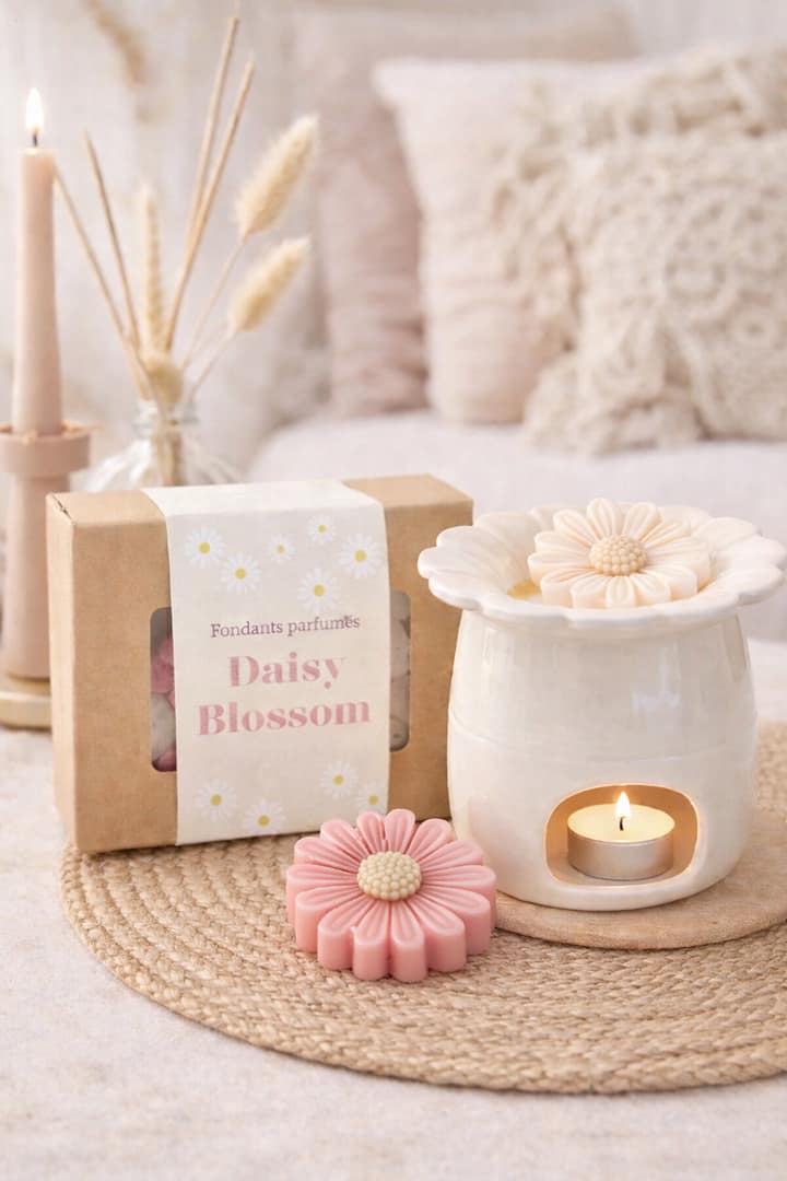 brule parfum marguerite daisy ceramique diffuseur fondants parfumes
