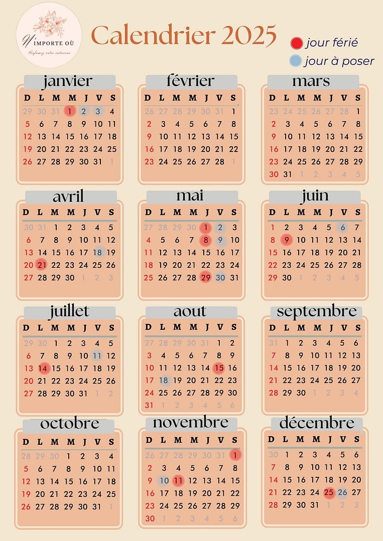 calendrier 2025 avec les jours féries 2025 à télécharger - n'importe où calendrier 2025 avec les jours féries 2025 à télécharger - n'importe où