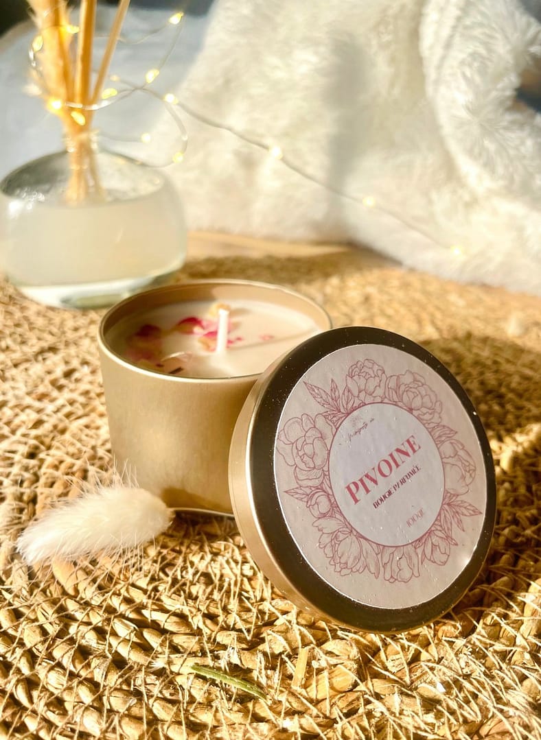 bougie parfumée La belle pivoine