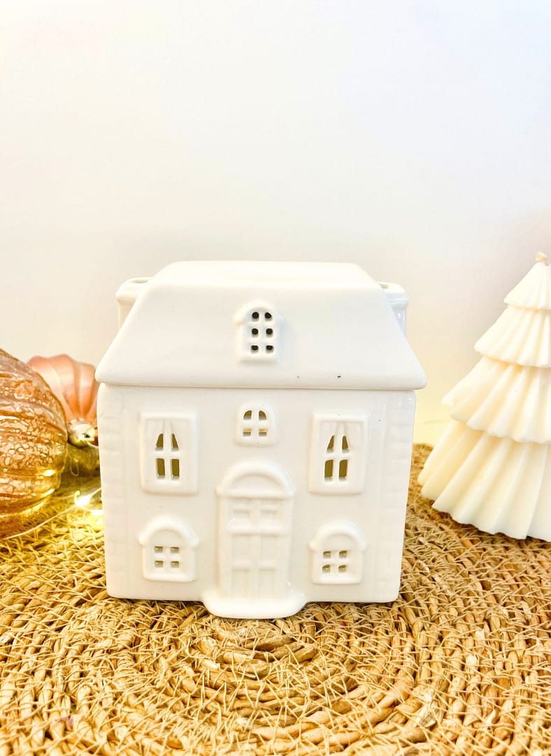 Brûle-Parfum Maison Cottage en Céramique – Image 3