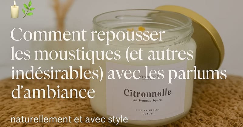 comment repousser les moustiques avec les parfums d'ambiance